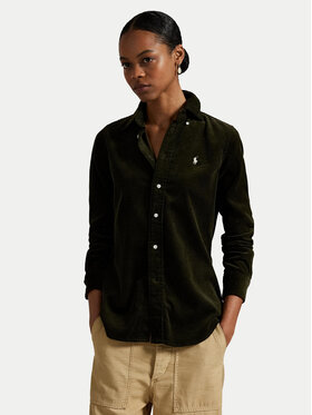 Polo Ralph Lauren Polo Ralph Lauren Cămașă 211971526001 Verde Slim Fit
