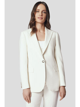 Lancerto Lancerto Marynarka Albana MA073125000005 Écru Slim Fit