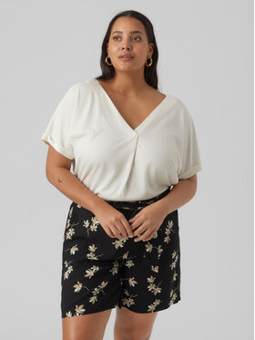 Vero Moda Curve Vero Moda Curve Majica 10289794 Bela Wide Fit