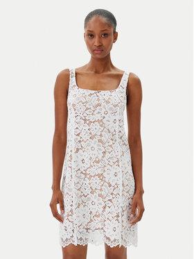MICHAEL Michael Kors MICHAEL Michael Kors Rochie de vară MS582WGGTA Alb Slim Fit