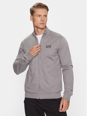 EA7 Emporio Armani EA7 Emporio Armani Džemperis ar kapuci 8NPM01 PJ05Z 1920 Pelēks Regular Fit