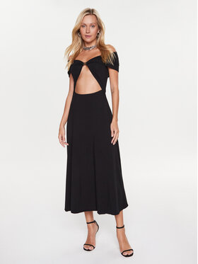 ROTATE ROTATE Cocktailkleid 100005100 Schwarz Slim Fit