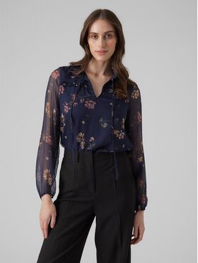 Vero Moda Vero Moda Halenka Milla 10295551 Tmavomodrá Regular Fit