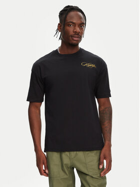 Kappa Kappa Tricou Norda 361Q6XW Negru Regular Fit