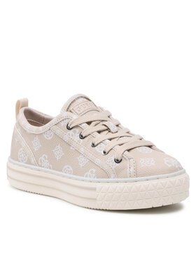 Guess Guess Sneakers aus Stoff Peytin FL7PYT FAL12 Beige
