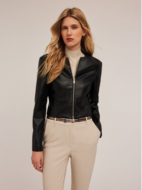 Motivi Motivi Giacca in similpelle R317Q101012N033 Nero Regular Fit