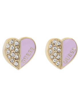 Guess Guess Auskarai Love Guess JUBE03 048JW Geltonas paauksavimas