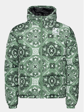 Karl Kani Karl Kani Doudoune Og Paisley 6076012 Vert Regular Fit