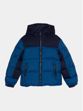 Tommy Hilfiger Tommy Hilfiger Vatovaná bunda KB0KB08785 M Modrá Regular Fit