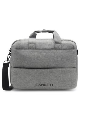 Lanetti Lanetti Τσάντα για laptop LAN-K-011-04L Γκρι