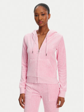 Juicy Couture Juicy Couture Світшот Robertson JCAP176 Рожевий Slim Fit