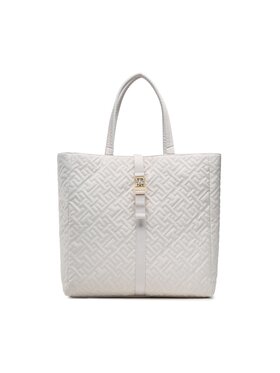 Tommy Hilfiger Tommy Hilfiger Дамска чанта Th Flow Tote AW0AW14495 Бял