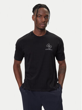 Guess Guess Tricou M5BI56 KBZV1 Negru Relaxed Fit