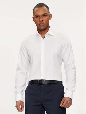 Michael Kors Michael Kors Koszula MD0DS01032 Biały Slim Fit