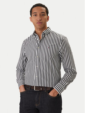 Tommy Hilfiger Tommy Hilfiger Πουκάμισο MW0MW42440 Μαύρο Regular Fit