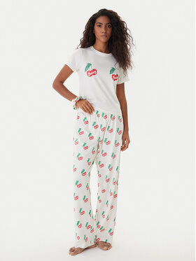 Juicy Couture Juicy Couture Піжама JCLPJ225515 Écru Regular Fit