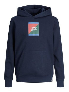 Jack&Jones Junior Džemperis Becks 12220996 Tamsiai mėlyna Regular Fit
