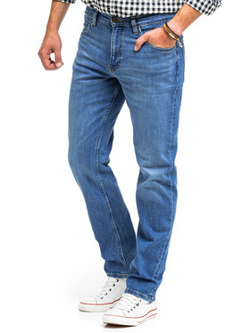 Lee Lee Jeansy BROOKLYN Niebieski Straight Fit