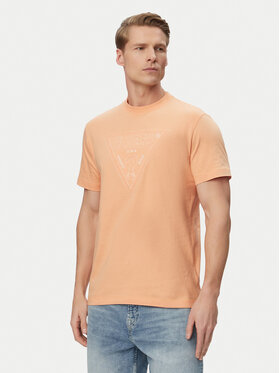 Guess Guess T-Shirt M6GI15 K3008 Pomarańczowy Regular Fit