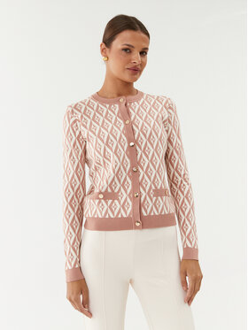 Elisabetta Franchi Elisabetta Franchi Kardigāns MK-64B-36E2-V3000 Rozā Regular Fit