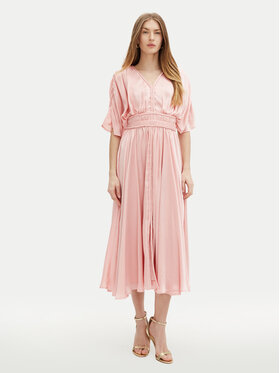 Guess Guess Официална рокля W5PK1O WHHF0 Розов Regular Fit