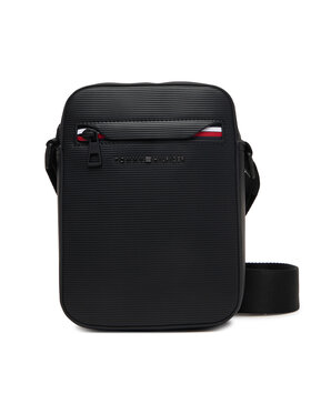 Tommy Hilfiger Tommy Hilfiger Geantă crossover Th Corp Mini Reporter AM0AM14020 Negru