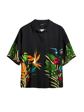 Desigual Desigual Camicia Artemisa 25SWCW39 Nero Regular Fit