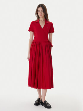Tommy Hilfiger Tommy Hilfiger Повсякденна сукня 1985 WW0WW45733 Червоний Regular Fit
