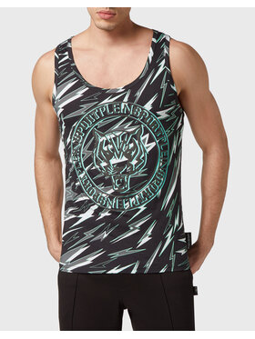 Plein Sport Plein Sport Tank top 2653 Czarny Regular Fit