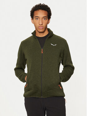 Salewa Salewa Флісовий реглан Puez Rocca 29126 Зелений Regular Fit