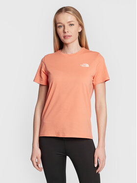 The North Face The North Face T-krekls Foundation Graphic NF0A55B2 Oranžs Regular Fit