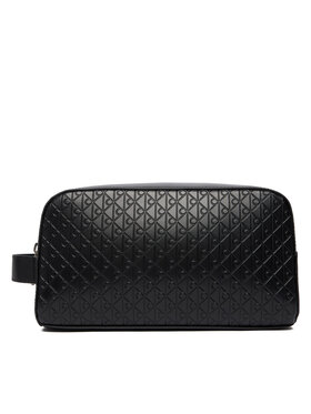 Calvin Klein Calvin Klein Neseser Embossed Emblem Washbag LV04D1146G Crna