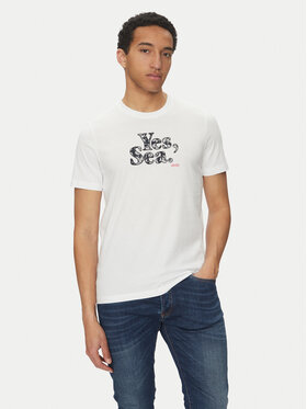 Liu Jo Liu Jo T-shirt QA5190 J4924 Bianco Regular Fit