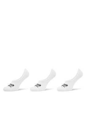 Reebok Reebok Набір 3 пар шкарпеток до щиколотки unisex R0351-SS24 (3-pack) Білий