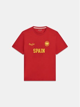 Guess Guess T-Shirt 183094 Czerwony Classic Fit