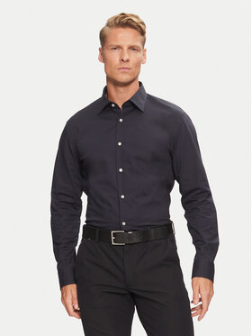 BOSS Boss Särk 50527198 Tumesinine Slim Fit