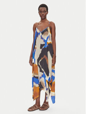 Iconique Iconique Rochie de vară IC25-107 Colorat Regular Fit