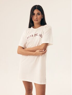 Henderson Henderson Koszula nocna 42675 Biały Regular Fit