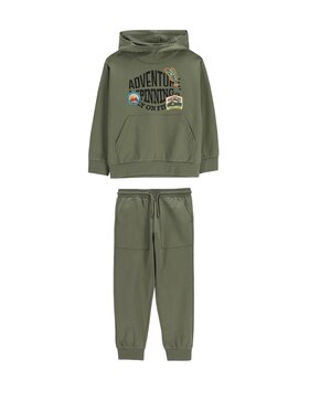 Coccodrillo Coccodrillo Komplet dresowy WC6117402XXB-011 Zielony Regular Fit