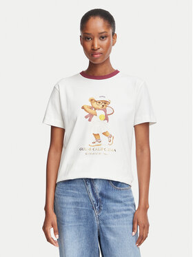 Guess Guess T-Shirt V6BI14 K6742 Λευκό Regular Fit