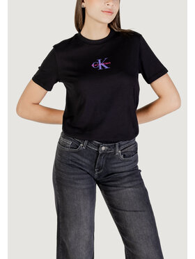 Calvin Klein Jeans Calvin Klein Jeans T-shirt SS 20s CLASSIC LOGO Nero Classic Fit