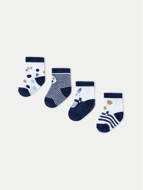 Mayoral Mayoral 4er-Set hohe Kindersocken 9862 Dunkelblau