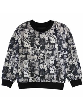 John Richmond John Richmond Bluza q-bab-61949 Czarny Regular Fit