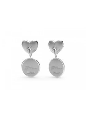 Guess Guess Kolczyki JUBE01447JWRHT/U Srebrny