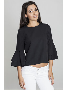 FIGL FIGL Halenka M565 Černá Regular Fit