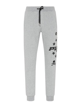 PHILIPP PLEIN PHILIPP PLEIN Jogger nohavice 3901 Sivá Jogger Fit