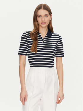 Tommy Hilfiger Tommy Hilfiger Polo 1985 WW0WW43224 Granatowy Regular Fit