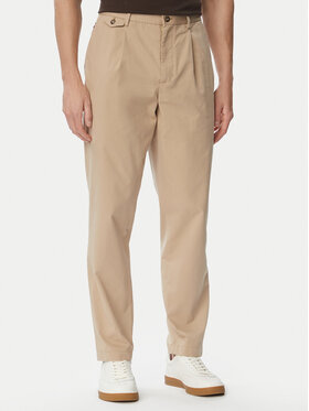 Tommy Hilfiger Tommy Hilfiger Hlače iz tkanine Harlem MW0MW43158 Bež Straight Fit