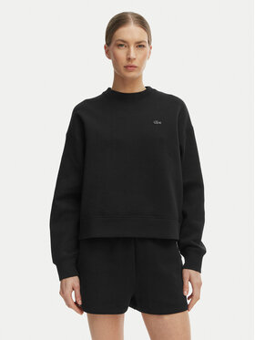 Lacoste Lacoste Majica dugih rukava SF0046 Crna Oversize