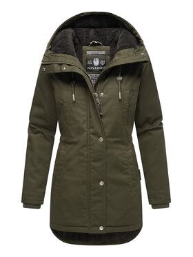 Navahoo Navahoo Kurtka zimowa Winterfunke Zielony Regular Fit